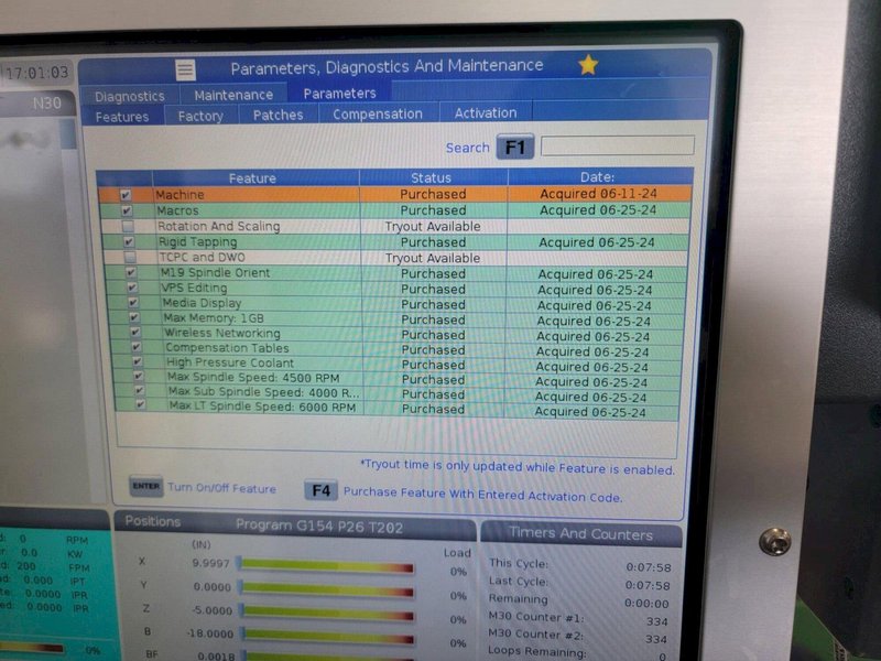 Haas DS-30Y CNC Lathe, 2023 – Fully Equipped, Bar Feeder, Low Hours, Tailstock