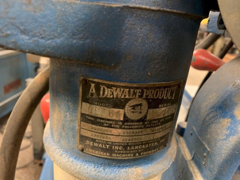 Dewalt Model GE-66 Radial Arm Saw