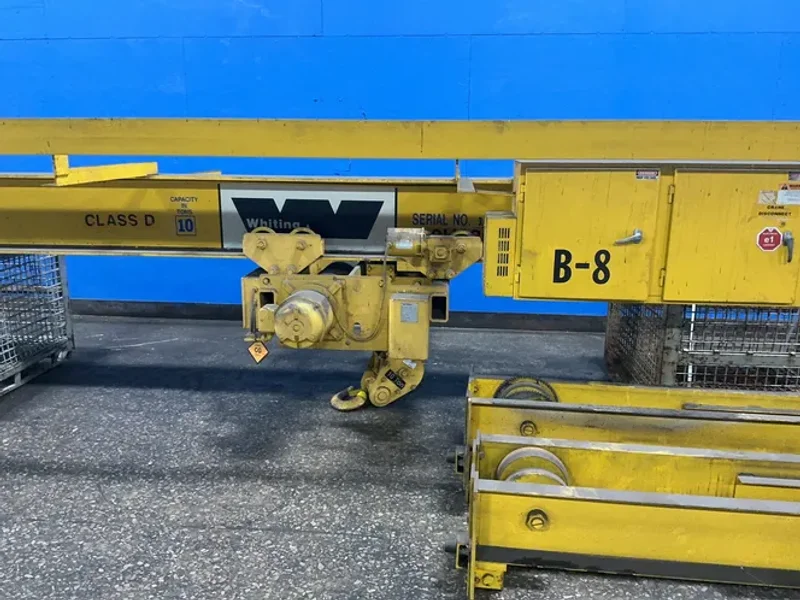 WHITING 10 TON BRIDGE CRANE