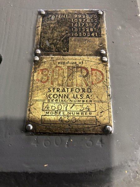 Baird Model 4-30 Fourslide