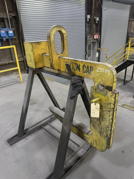 10 TON X 36" CALDWELL MODEL #82-10-36 COIL LIFT C HOOK : YOBRO #25229