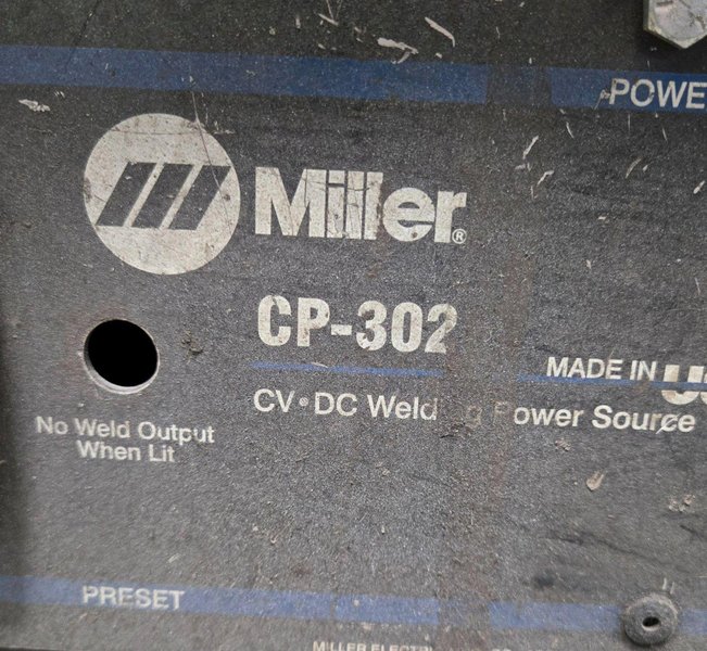 MILER CP-302 WELDER AND 22A 24V WIRE FEEDER