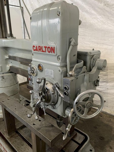 4&#039; X 11&quot; CARLTON 1A RADIAL ARM DRILL. STOCK # 0850023.