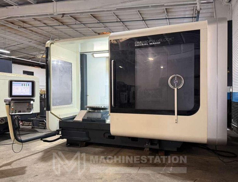 DMG DMU 80P duoBLOCK 5 Axis CNC Universal Machining Center – 18,000 RPM Mill
