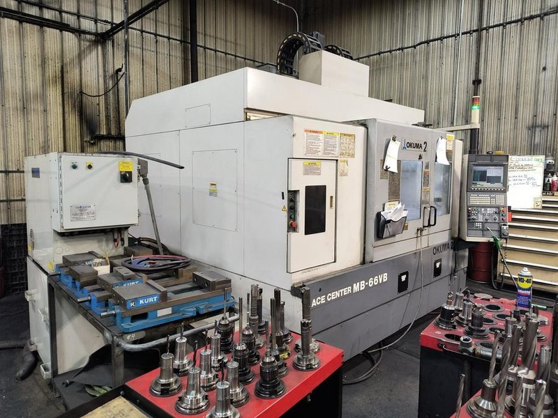 Okuma MB-66VB VMC, 2012 – Through Spindle Coolant, Probing