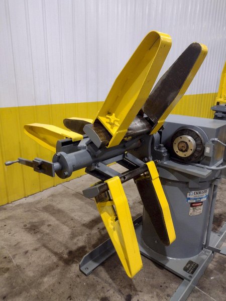 6,000 LBS X 18&quot; DALLAS MODEL #DDCR-1860 PULL OFF DOUBLE END COIL REEL UNCOILER: STOCK #22331