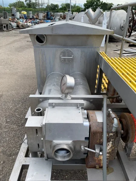 APV 10" 10" APV Discharge Screw Conveyor, S/S, 20 HP