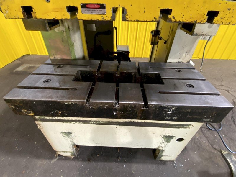 80 TON KOMATSU MODEL #OBP80 OBS GAP FRAME STAMPING PRESS, 3" STROKE: STOCK #18758