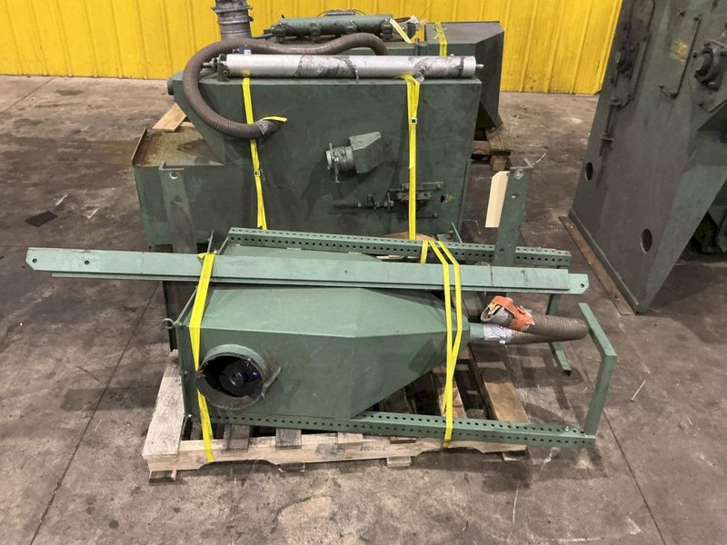 6 CU FT GOFF MODEL #6BB RUBBER BELT TUMBLE TYPE BLAST MACHINE W/ DUST COLLECTOR: YOBRO #25939