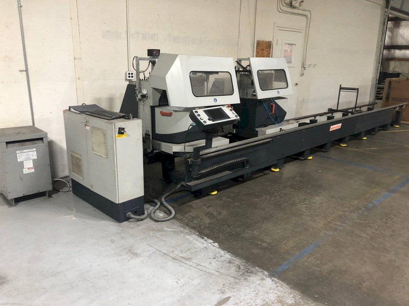 Elumatec DG 104/02 CNC Double End Mitre Cut-off Saw, 2005