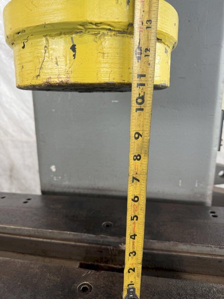 100 TON EITEL C-FRAME HYDRAULIC STRAIGHTENING PRESS. STOCK # 0436326