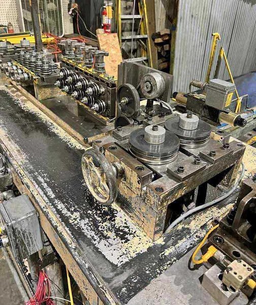 Tube Straightener and Cut-Off Machine, Komo Machine STOCK# 3935