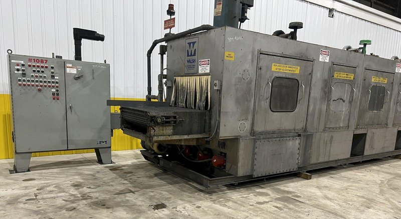 3 STAGE X 36&quot; X 18&quot; WALSH MODEL #AOE286 STEEL MESH-BELT PASS-THROUGH STAINLESS WASHER: STOCK #20166