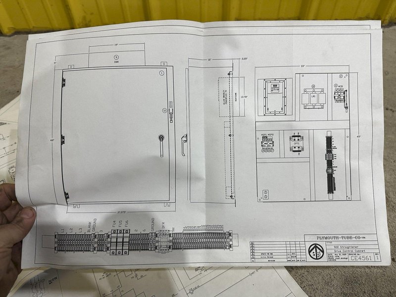2.25" X 6 ROLL MACKINTOSH-HEMPHILL / TURNER MODEL #922 TUBE &amp; BAR STRAIGHTENER: STOCK #22572