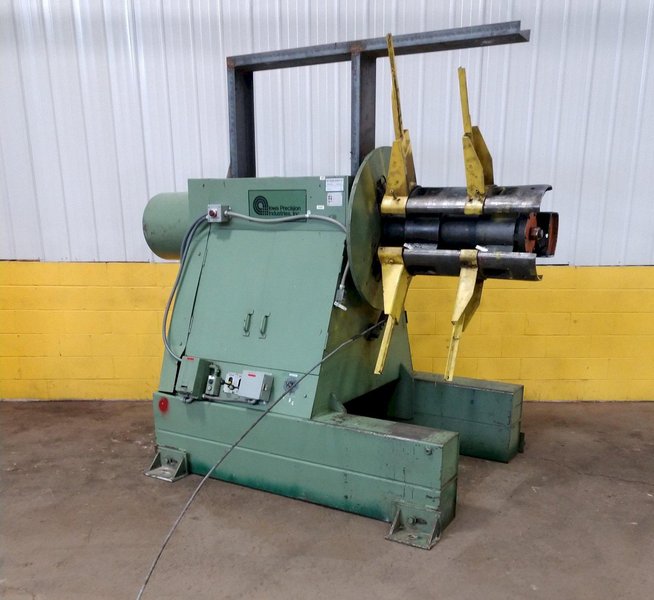 20,000 LB 10 TON X 36&quot; IOWA PRECISION MODEL #UCR20-36 MOTORIZED UNCOILER COIL REEL: STOCK #13455