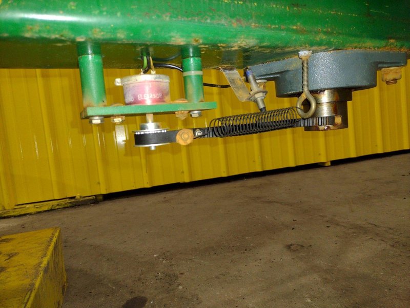 15,000 LB 7.5 TON X 72&quot; AWC MODEL #F-500AF HORIZONTAL PALLET COIL REEL: STOCK #13770