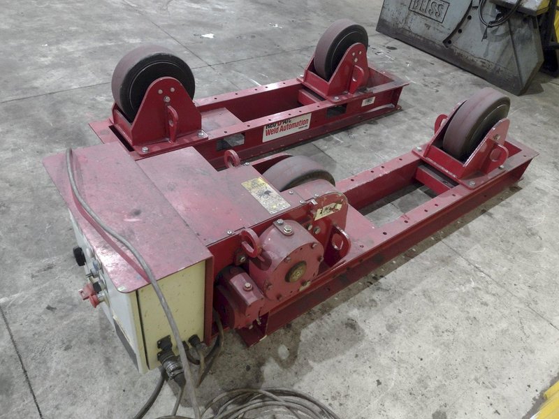 10,000 LB 5 TON RED-D-ARC MODEL #CR5 TANK TURNING ROLLS, POWER &amp; IDLER 110V POWER: YOBRO #24746