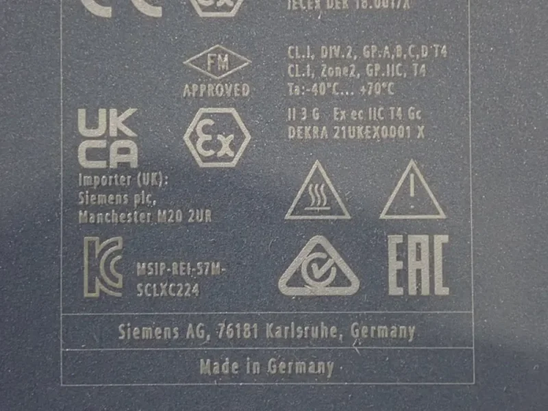 SIEMENS ETHERNET SWITCH  -  6GK5216-0BA00-2AC2