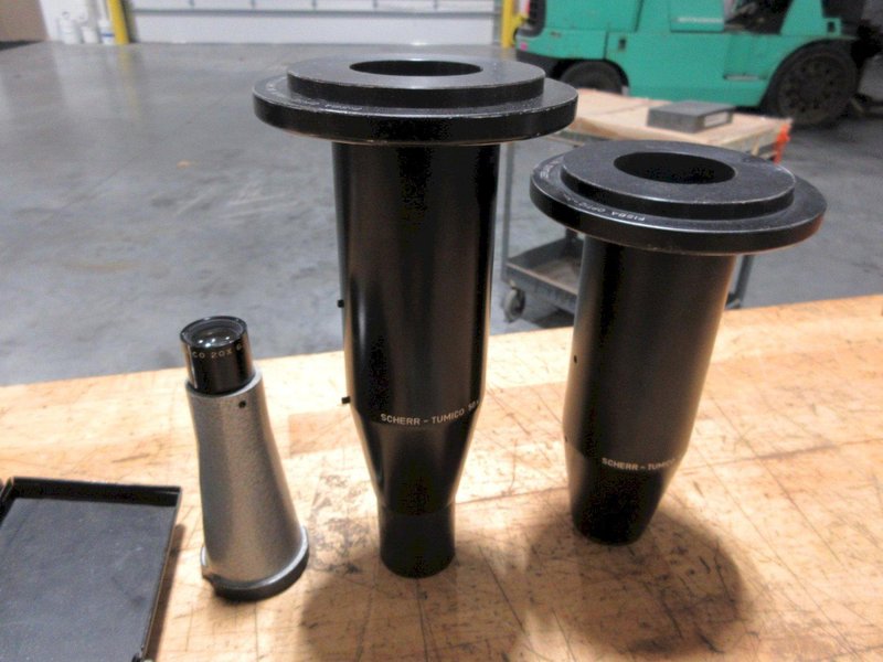 Scherr Tumico Lenses (2) 50x, (1) 20x, and (1) Edmund 30x Pocket Microscope, (1) Bosch &amp; Lomb 32mm  0.10 Portable Microscope- Auction Item