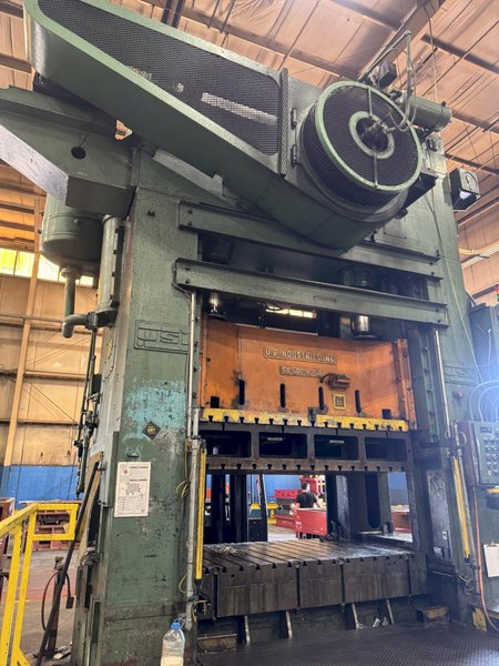 500 Ton S4-500-96-60 USI Clearing Straight Side Press, 96&quot;x60&quot; Bed, 60&quot;SH, 24&quot;Stroke, 12&quot; Slide Adj.