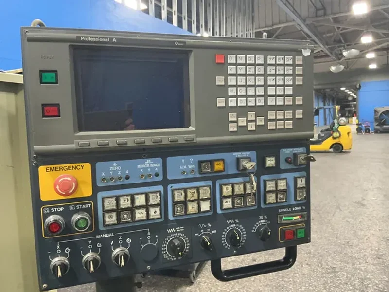 MAKINO MILLING MACHINE CO., LTD. 18”X32” TABLE CNC VERTICAL MACHINING CENTER  -  SNC64-A5