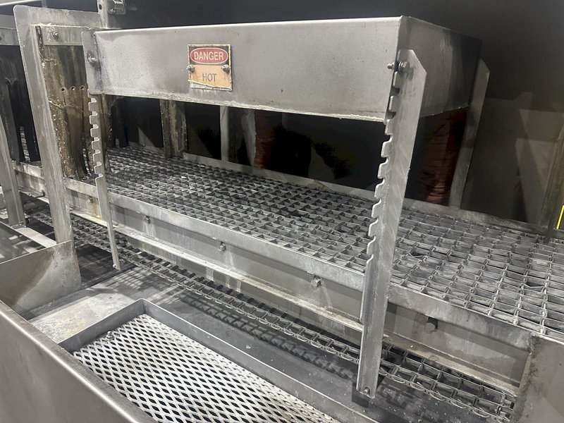 14&quot; W X 10&quot; H 2019 ALLIANCE AQUAMASTER CB-1400E STAINLESS STEEL CONVEYOR BELT 3 STAGE PARTS WASHER: STOCK #23104