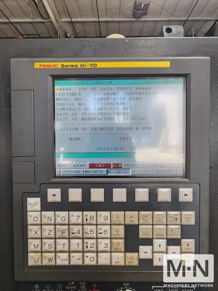 Tsugami BO205-II CNC Swiss Lathe, 2013