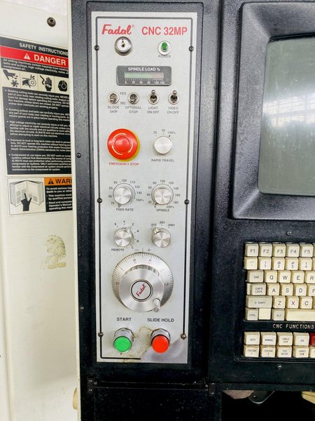 FADAL 3016 VERTICAL MACHINING CENTER. STOCK # 0207422