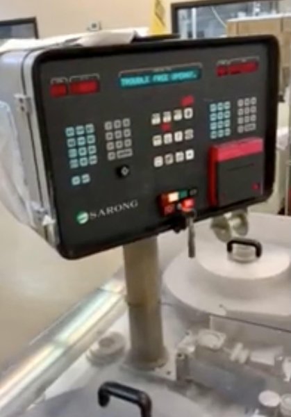 Sarong SAAS 6-AP Suppository Filler and Sealing Machine