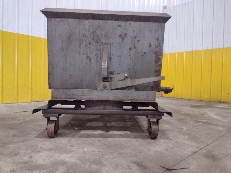 24" X 36" X 36" DUMP HOPPER WITH CASTER WHEELS: STOCK #22896