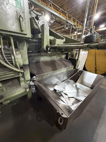 4' X 10 GAUGE WYSONG MODEL #1048 MECHANICAL POWER SQUARING SHEAR W/ BACK GAUGE : YOBRO #26001