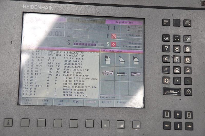 Tos SUA 125 Ø 1250 x 5000 mm CNC