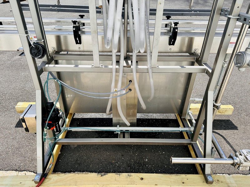 Cozzoli IFLM Four Headed Filler ||  Inline Fill-To-Level  ||  Manual Filler