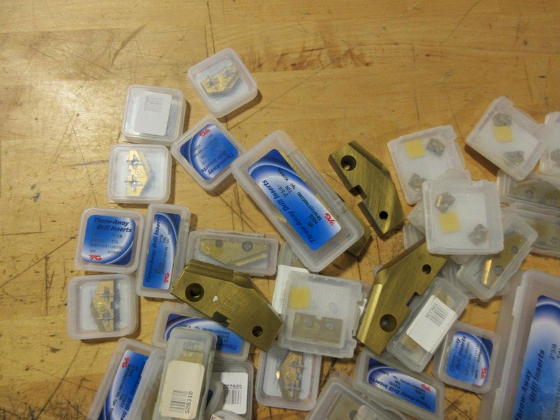 Allied &amp; YG - Indexable Spade Drill Inserts - Assorted Sizes NEW- Auction Item