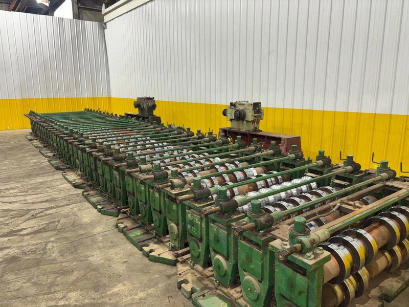 36" HI-RIB (7.2 TYPE) PANEL RAFTED ROLLFORMER LINE;  INCLUDES UNCOILER, ROLLFORMER &amp; FLYING CUTOFF SHEAR: YOBRO #24156