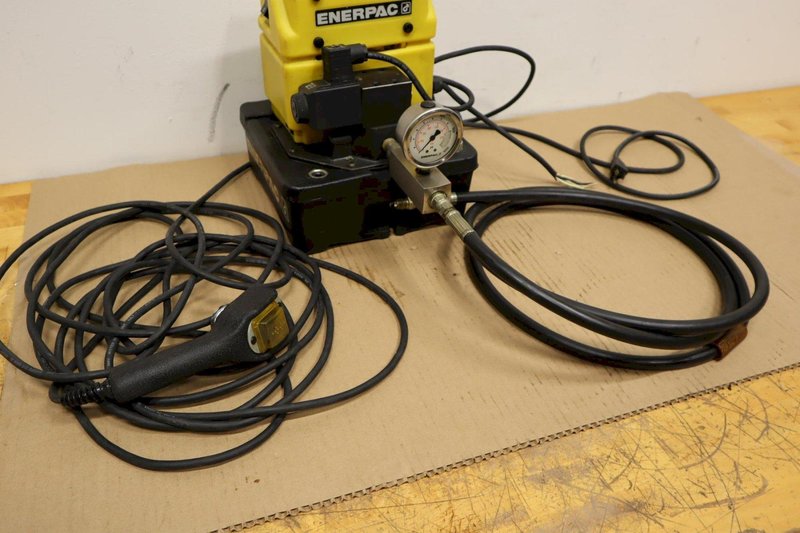 Enerpac PUD1300B, Two Speed, Economy Electric Hydraulic Pump, 3/2 Solenoid Valve, 115V, For use with Single-Acting Cylinders- Auction Item