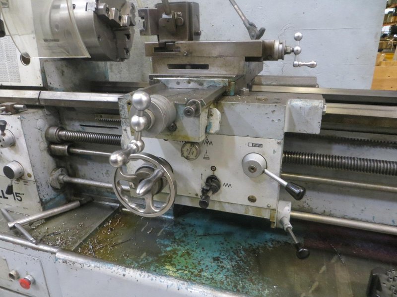 DoAll 15&quot; Engine Lathe, 8&quot; 3 Jaw Chuck, Tool Post, Tailstock- Auction Item
