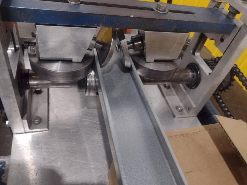 12 STAND X 10&quot; KNUDSON MODEL #KS-2468 STUD &amp; TRACK FRAMING ROLLFORMER, WITH AMS CONTROLS: STOCK #18942