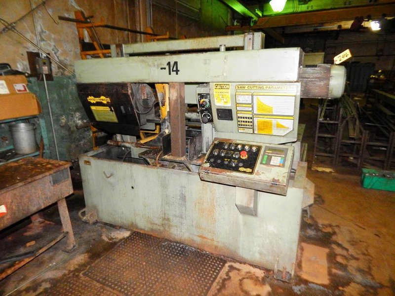 14" x 14" HYDMECH H-14 HORIZONTAL BANDSAW: STOCK #65212
