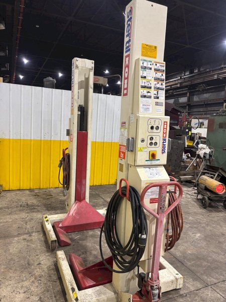 (2) 13,000 LBS STERTIL-KONI MODEL ST-1060 HEAVY DUTY MOBILE COLUMN LIFT JACKS: YOBRO #24508
