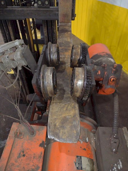 2000 LBS (1 TON) WRIGHT MODEL #W1 CABLE HOIST W/ POWERED TROLLEY: STOCK #18743