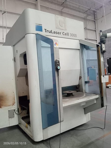 2000 Watt Trumpf TruLaser Cell 3000 3D Fiber Laser, 2017 – Rotary Table, 5-Axis, Dust Collector, 1 of 2
