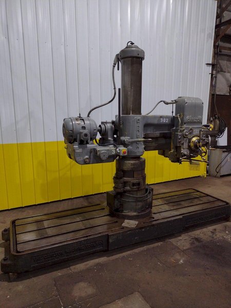 4&#039; X 11&quot; CARLTON MODEL #1A RADIAL ARM DRILL PRESS: STOCK #18320