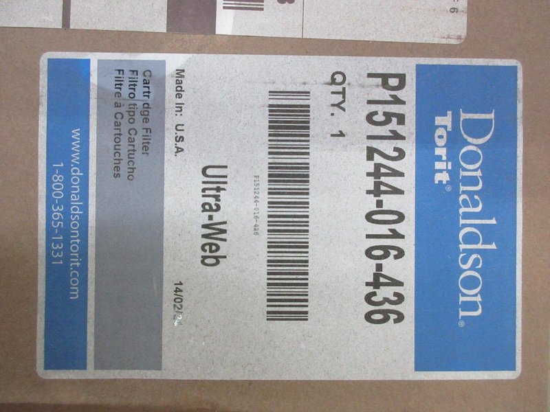 Donaldson Torit Cartridge Filters Ultra-web (6pcs) New in Boxes- Auction Item