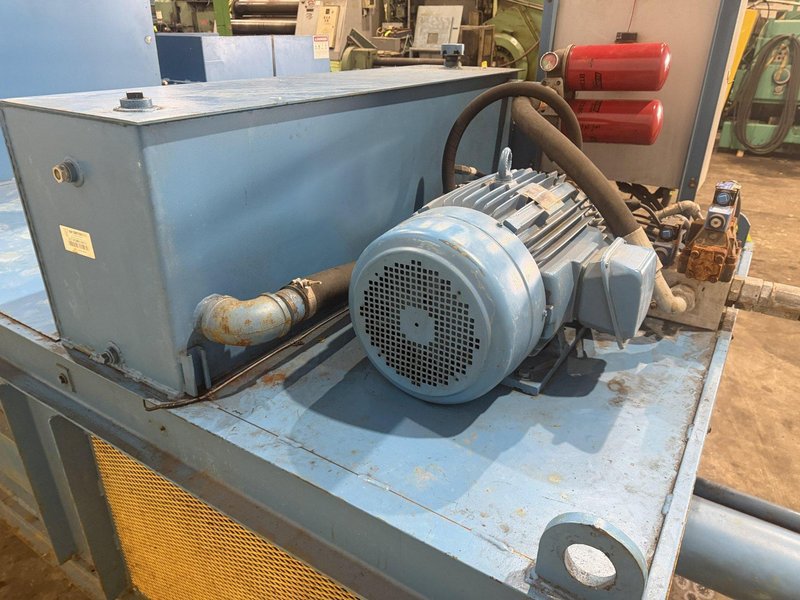 48" x 60" x 30" SUMMIT MODEL #F7-4P HORIZONTAL HYDRAULIC BALER, WITH AUTO TIPPER: YOBRO #24616