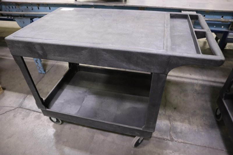 Uline Plastic Shop Cart- Auction Item