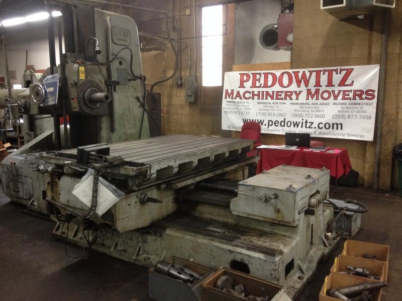 5&#039; LUCAS HORIZONTAL BORING MILL: STOCK #65650