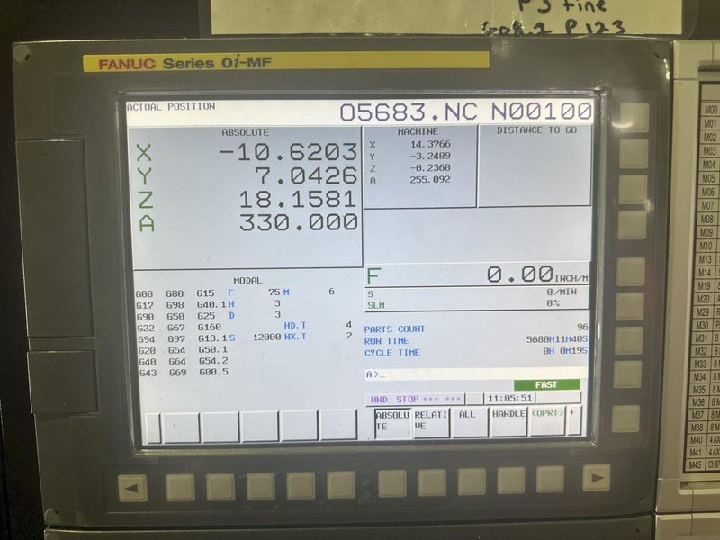 2020 Methods MV-800H CNC Vertical Machining Center with 4th Axis Rotary For Sale