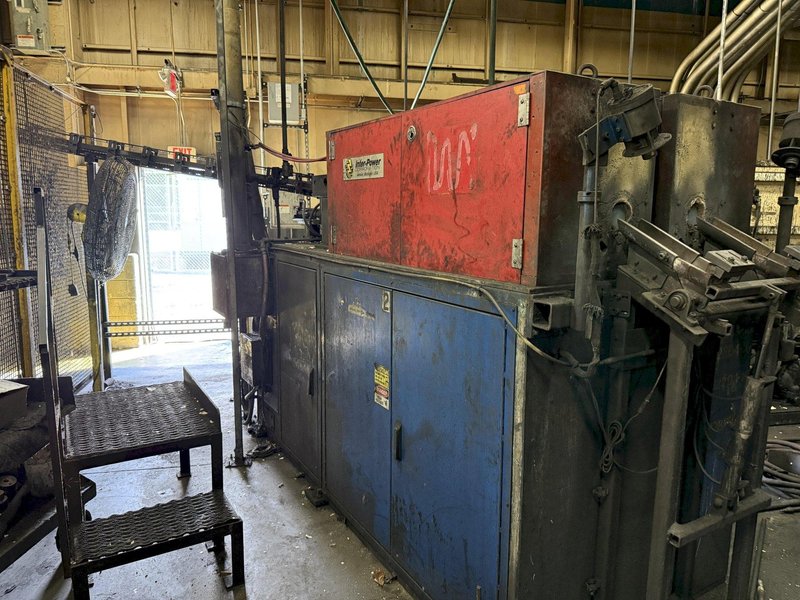 1600 TON AJAX FORGING PRESS CELL WITH INDUCTION UNIT AND ROBOT, 12" STROKE: YOBRO #24242