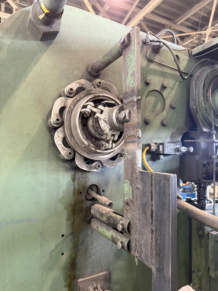55 TON X 8&#039; WYSONG MODEL 55–6–1S MECHANICAL PRESS BRAKE. STOCK # 1001625